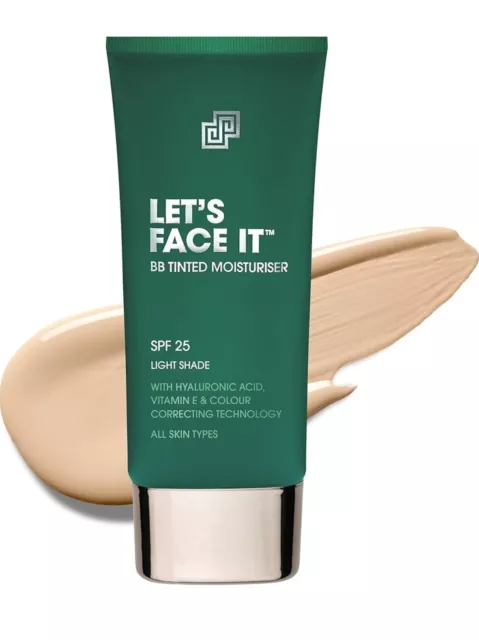 Hidratante tintada Shakeup Cosmetics Let's Face It BB SPF25 (sombra clara) 50 ml