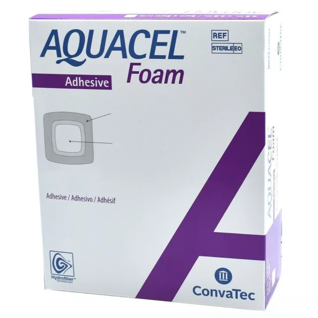 Aquacel Foam Adhesive Dressings 10cm x 20cm 421150