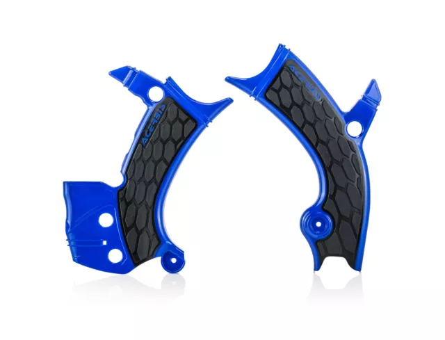 Acerbis [2689411034] X-Grip Frame Guards Black/Blue