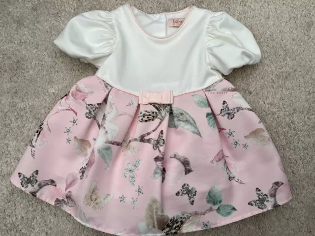 Ted Baker Baby Girls Dress Special Occasion Wedding Xmas Party Size 0-3 months