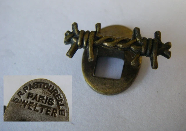 Broche Vintage Années 20-30 - Insigne De Boutonnière D'époque, Occasion Avec Son Histoire