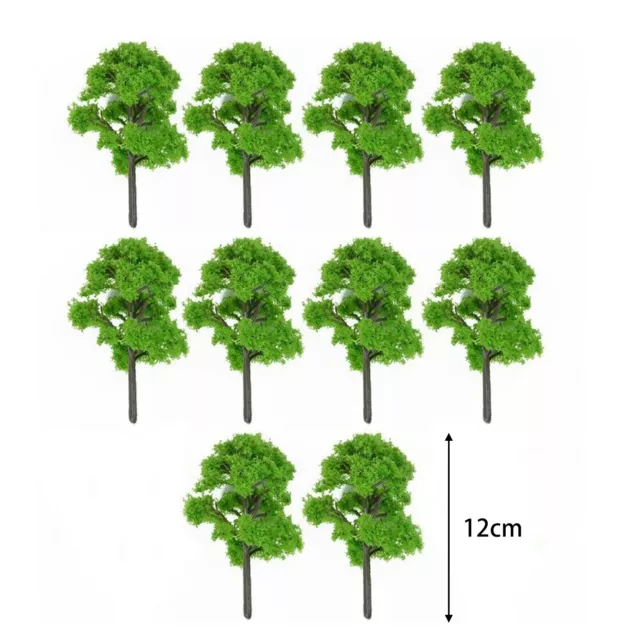 10X 12cm Trees Model Train Railroad Wargame Diorama Garden Scenery Landscape UK 2