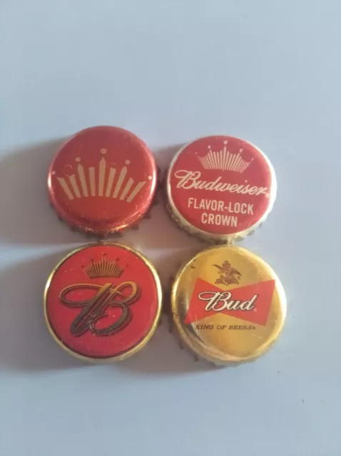 lot de 4 capsules de bière budweiser