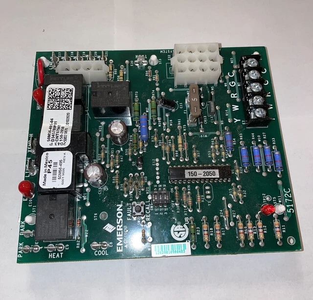 Furnace Control Circuit Board 50M56-495-04 D345780P01 Trane Emerson