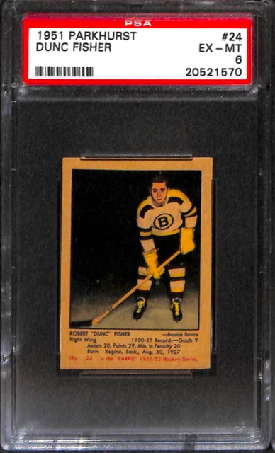 1951 Parkhurst #24 Dunc Fisher Psa 6 20521570