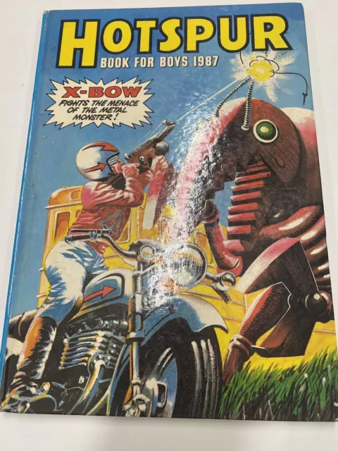 Hotspur Book For Boys 1987 Hardback Book D.C. Thomson