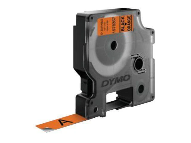 Dymo D1 Etikettenband 12 mm x 7 m schwarz auf blau