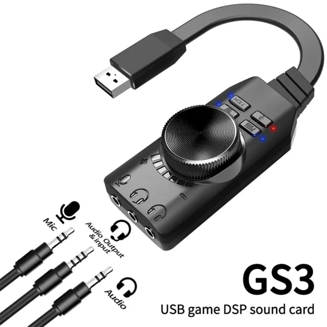 Elevate Your Gaming Audio Experience with USB Sound Card Virtual 7 1 Channel