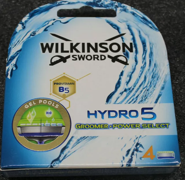 Wilkinson Sword Hydro 5 Groomer Power Select - 4 Klingen - Neu - KG200 8342