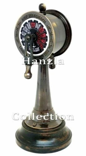 Brass Ship Telegraph Nautical Black Antique Liverpool London Engine Christmas