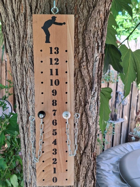Compteur de points pétanque en pvc 300x300mm