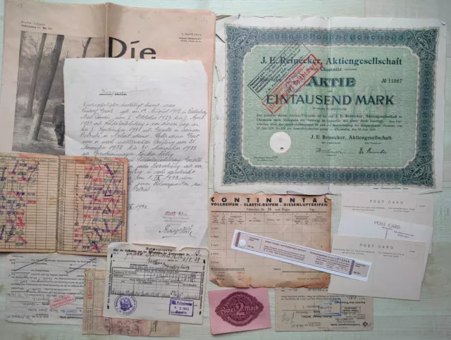 Konvolut (7) Dokumente  ab 1914  Sammlung  Alte Briefe WORLDWIDE SHIPPING