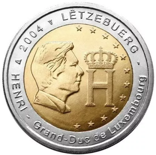 Lussemburgo 2004- 2 Euro Commemorativo Granduca Henry  Fdc Unc
