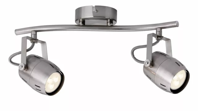 Paulmann Spotlight Gamma LED 2x3,5W GU10 230V Nickel gebürstet Metall