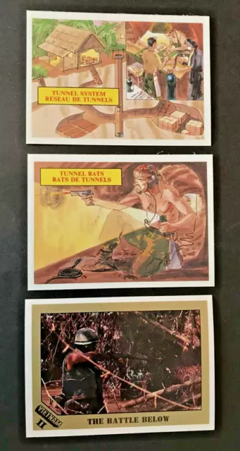 VIETNAM WAR TUNNEL Rats and Enemy Tunnel System Collector cards $4.00 ...
