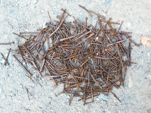 370 Vintage Square Nails Western Decor Primitive Architecture Collect Antique