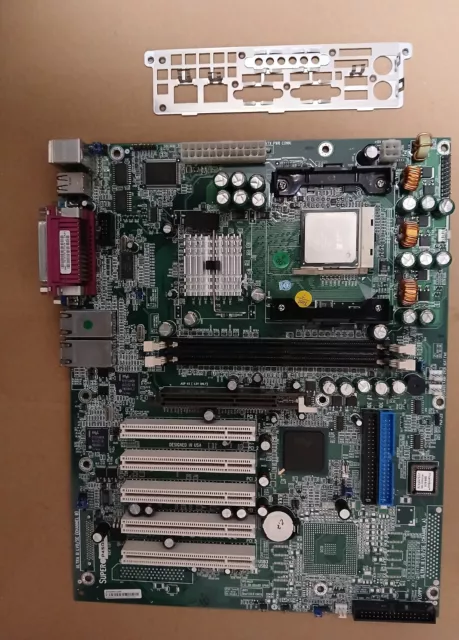 MAINBOARD MOTHERBOARD SUPERMICRO P4SGE + CPU P4 SKT 478 RETRO VGA AGP PCI 2xLAN