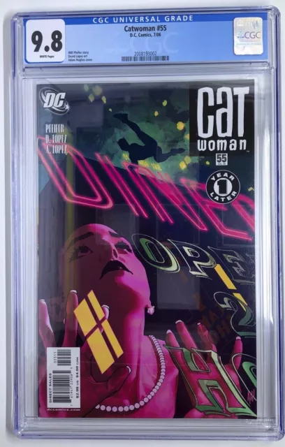 DC's Catwoman #55 Adam Hughes Cover CGC 9.8