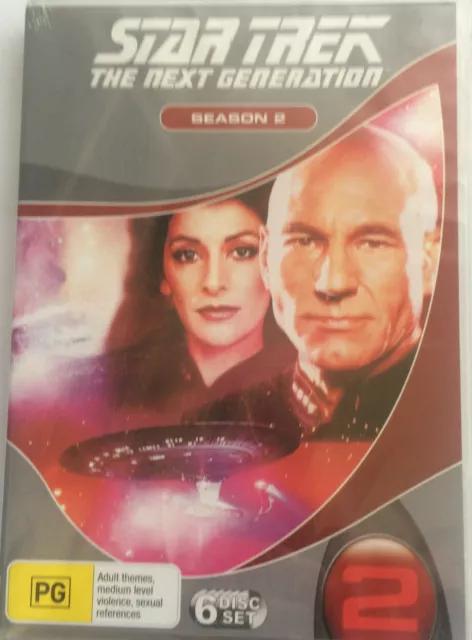 Star Trek Next Generation : Season 2 | New Packaging (DVD, 1989)=NEW R4