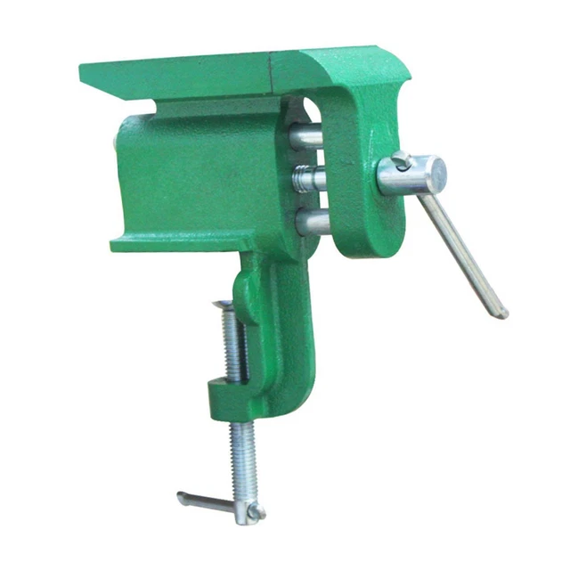 Morsa Professionale Lavorazione Morsa Da Tavolo Universale 7,6cm - Base Girevole 360°, Acciaio Fuso, Per Legno E Metall Morsa Girevole 360 - 2