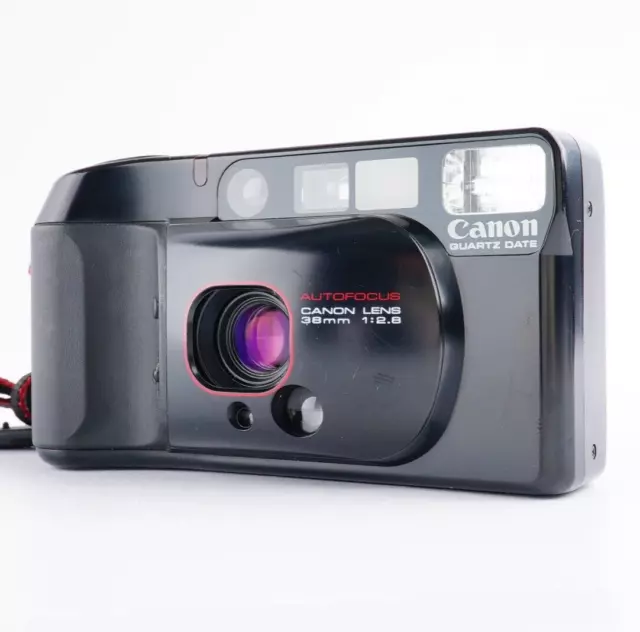 Ex+ 5 Canon Autoboy 3 SURE SHOT SUPREME 35mm Apuntar y Disparar Film Cámara De