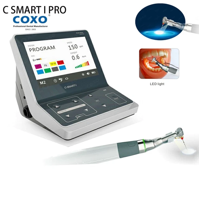 COXO C SMART I PRO Dental Endo Motor with Apex Locator 16:1 Mini LED Contra Head
