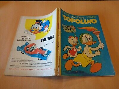 Topolino N° 672 Originale Mondadori Disney Molto Buono 1968 Bollini