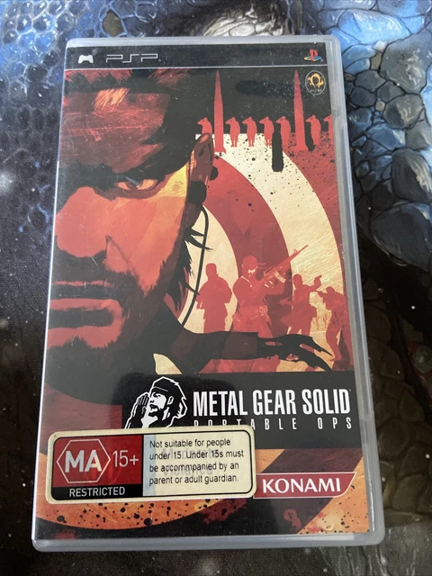 Metal Gear Solid Portable Ops | Sony PlayStation Portable | PSP | PAL AUS