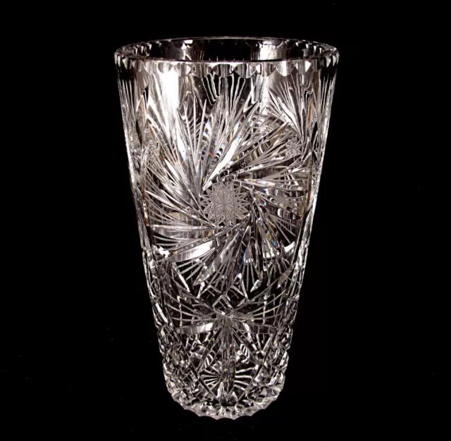 Grand Vase 30 cm en Cristal Taillé 3,3 kg France