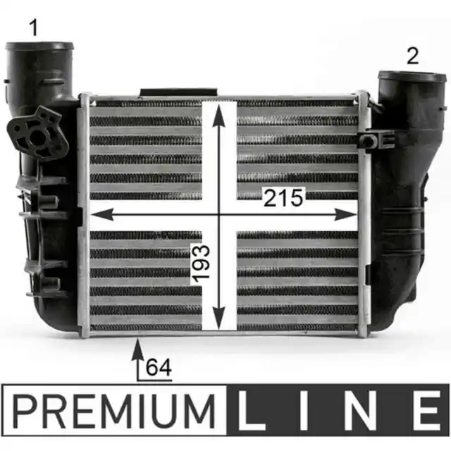 Ladeluftkühler links MAHLE für AUDI A4 B6 (8E2)