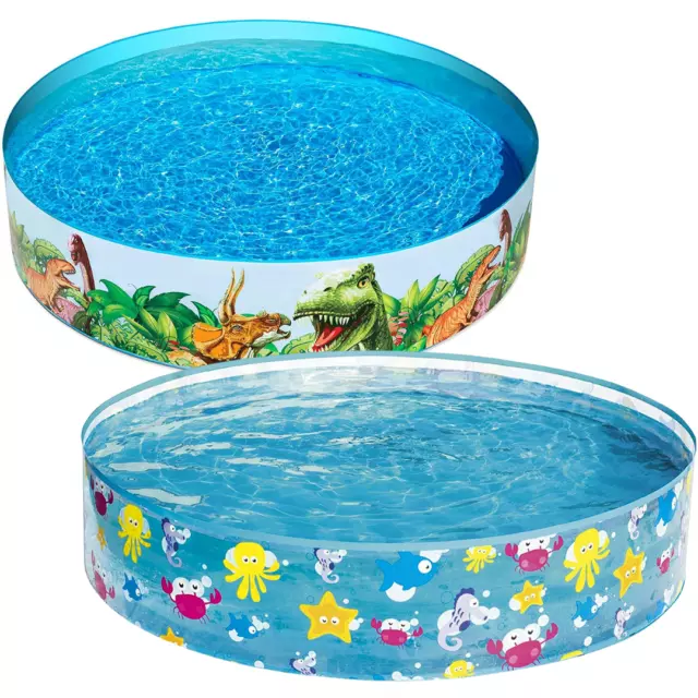 Bestway Kids Paddling Pool Children Rigid Swimming Garden Play Pool