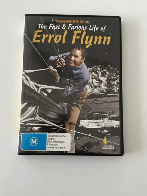 Tasmanian Devil - The Fast And Furious Life Of Errol Flynn DVD - Free Postage