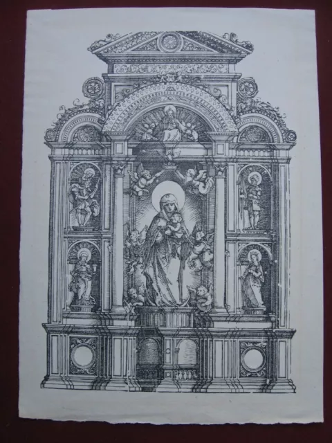 Albrecht Altdorfer: Altar der Schönen Maria 1520/Altar Virgin Print Holzschnitt