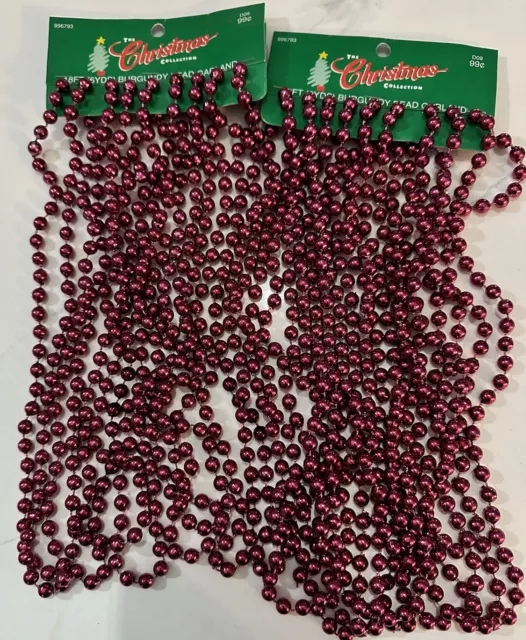  Christmas Tree Beads 26.2ft /8M Artificial Pearls