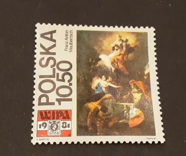 Poland 1981 -  Stamp Exhibition Vienna MNH stamp  SG2728