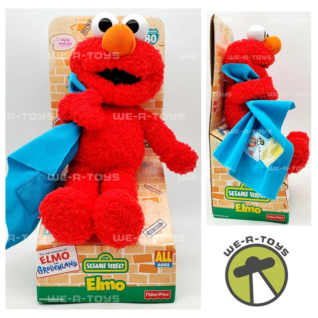 THE ADVENTURES OF Elmo in Grouchland ELMO Plush with Blanket Fisher