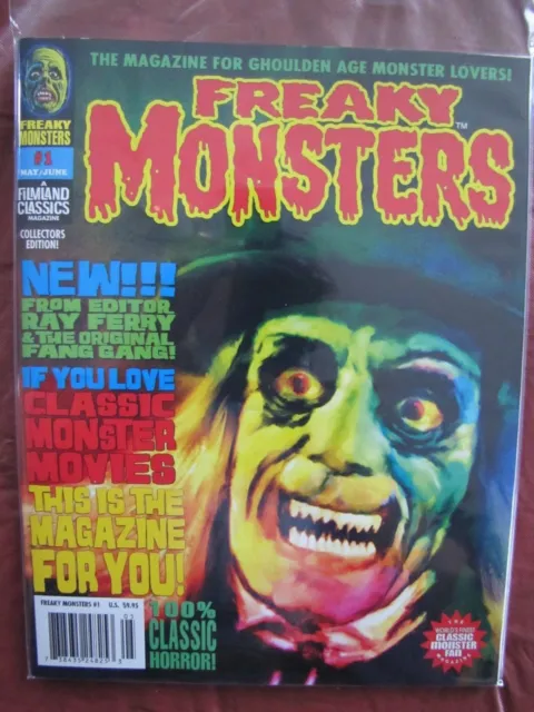 Freaky Monsters # 1 Uncirculated in mint bar code edition