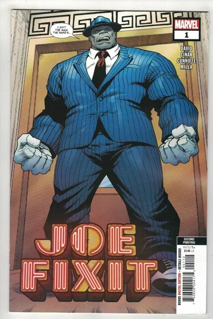 JOE FIXIT #1 - YILDIRAY CINAR 2nd PRINTING VARIANT COVER - MARVEL COMICS/2023