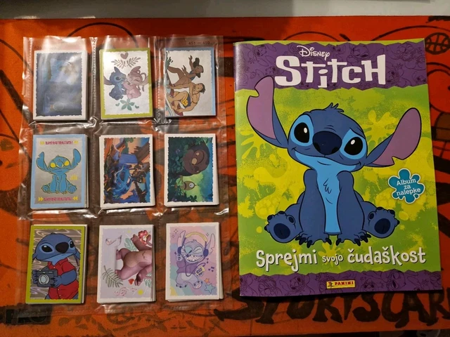STITCH 2024 PANINI Sticker Collection COMPLETE SET+EMPTY ALBUM 192 ...