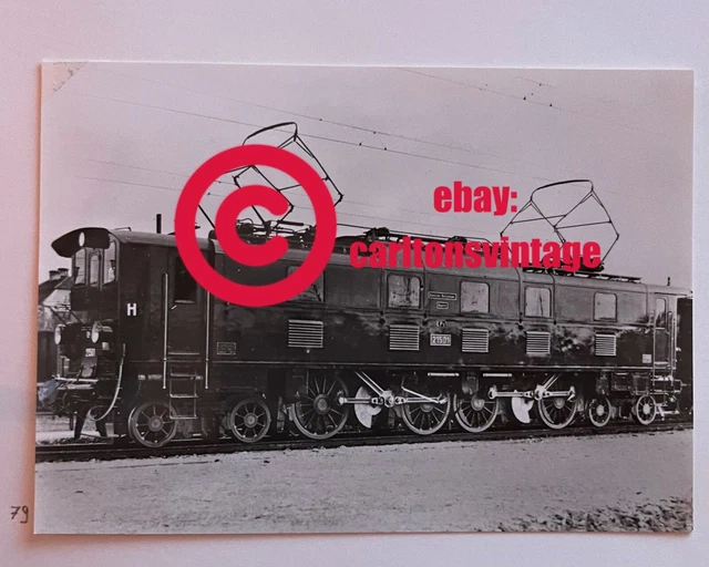 E 21501 später E 52 01 DB Eisenbahn Ansichtskarte  I carltonsvintage