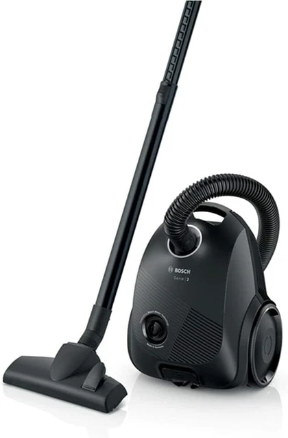 Bosch Serie 2 Aspirateur De Traîneau Avec Sac ,3.5 Litres,80 Decibeles, Noir