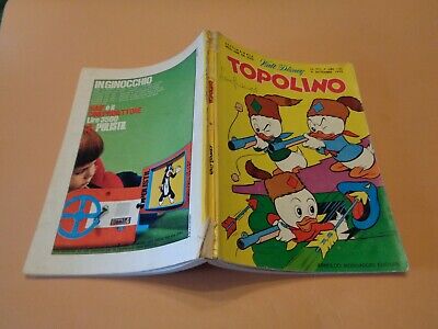 Topolino N° 771 Originale Mondadori Disney Discreto/Buono 1970 Bollini+Inserto
