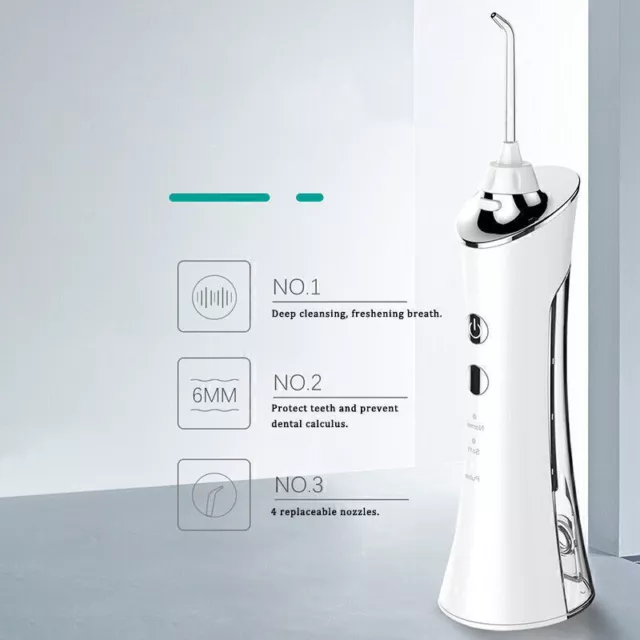 Professional Electric Teeth Cleaner Flosser Dental Oral Irrigator with 5 Tips