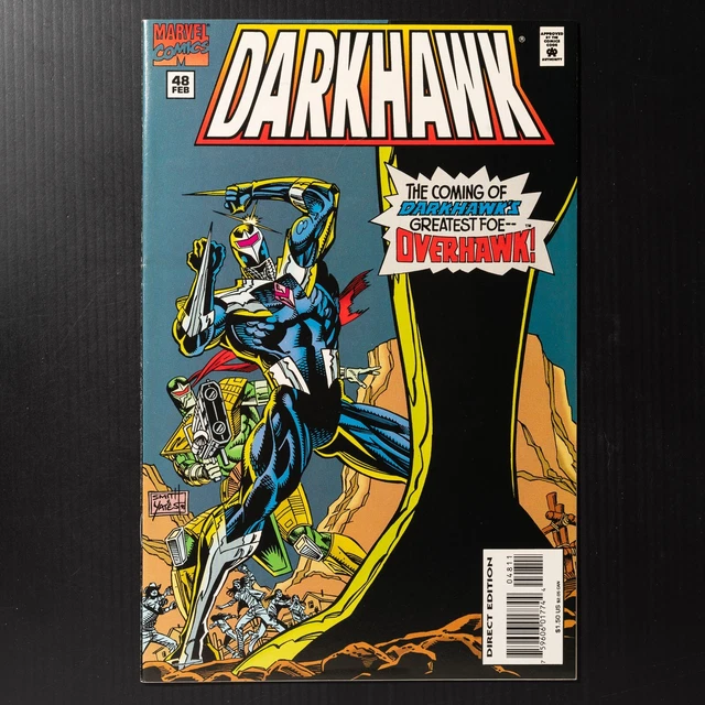 Darkhawk #48 (1995), Marvel Comics, Low Print Run, 1st Overhawk Cameo, VF/NM
