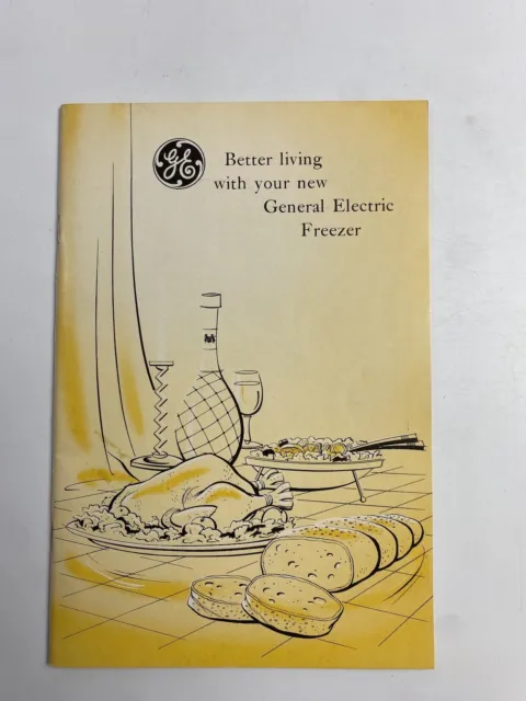1950s 1960s Better Living With Your New General Electric Freezer Booklet Manual