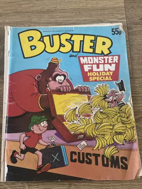 Buster And Monster Fun Holiday Special 1984 British Uk Comic *