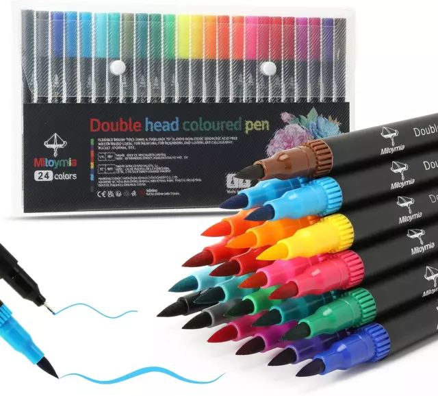 https://www.picclickimg.com/JPMAAOSweUNk2Z~w/Mitoymia-24-Dual-Tip-Colouring-Pens-brush-pensFelt.webp