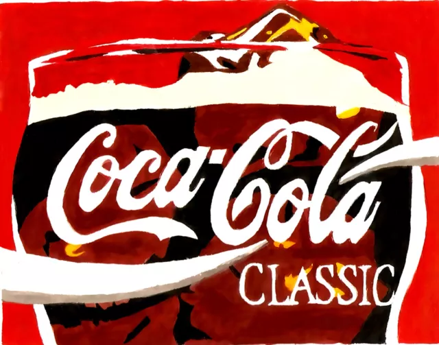 Andy Warhol Coca Cola Classic Pop Art Canvas Print 16 x 20