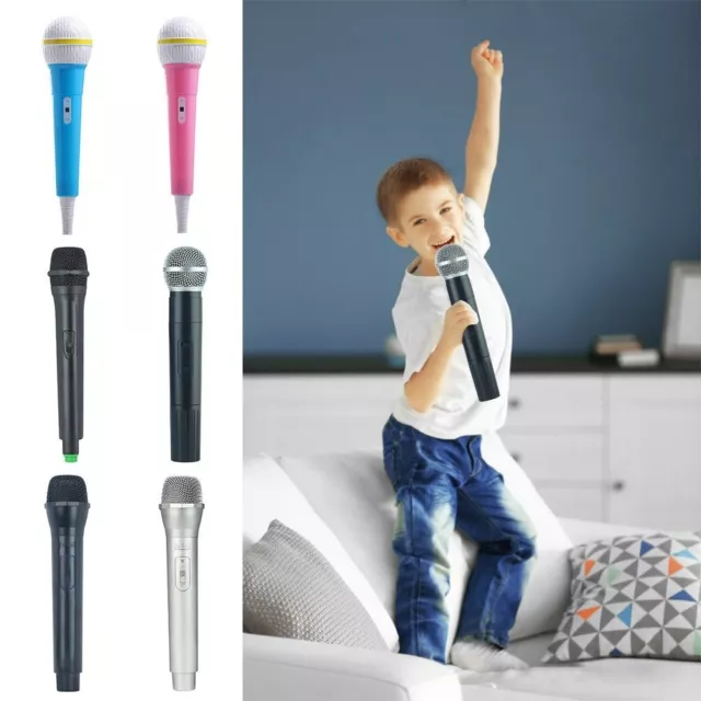 Karaoke Microphone Prop Simulate Speech Fake Microphone Party Mics Toy