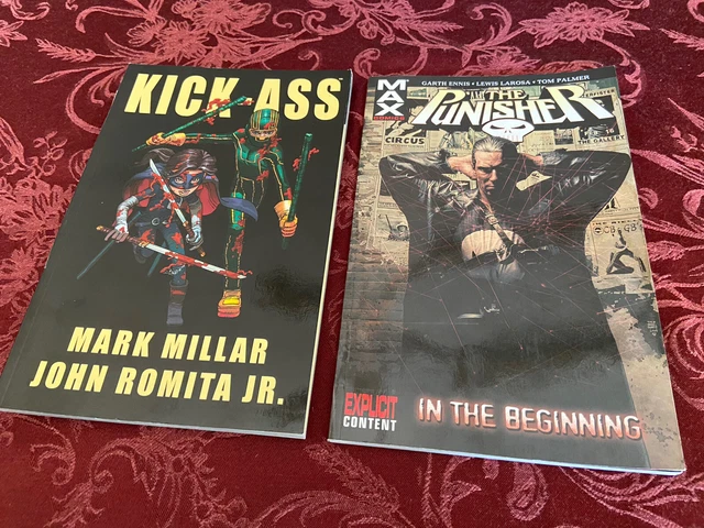 Punisher Max comics Ennis + In The Beginning TPB  Kick Ass both mature FREE S/H